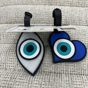 Evil Eye Heart Luggage Tag Set | 2pcs